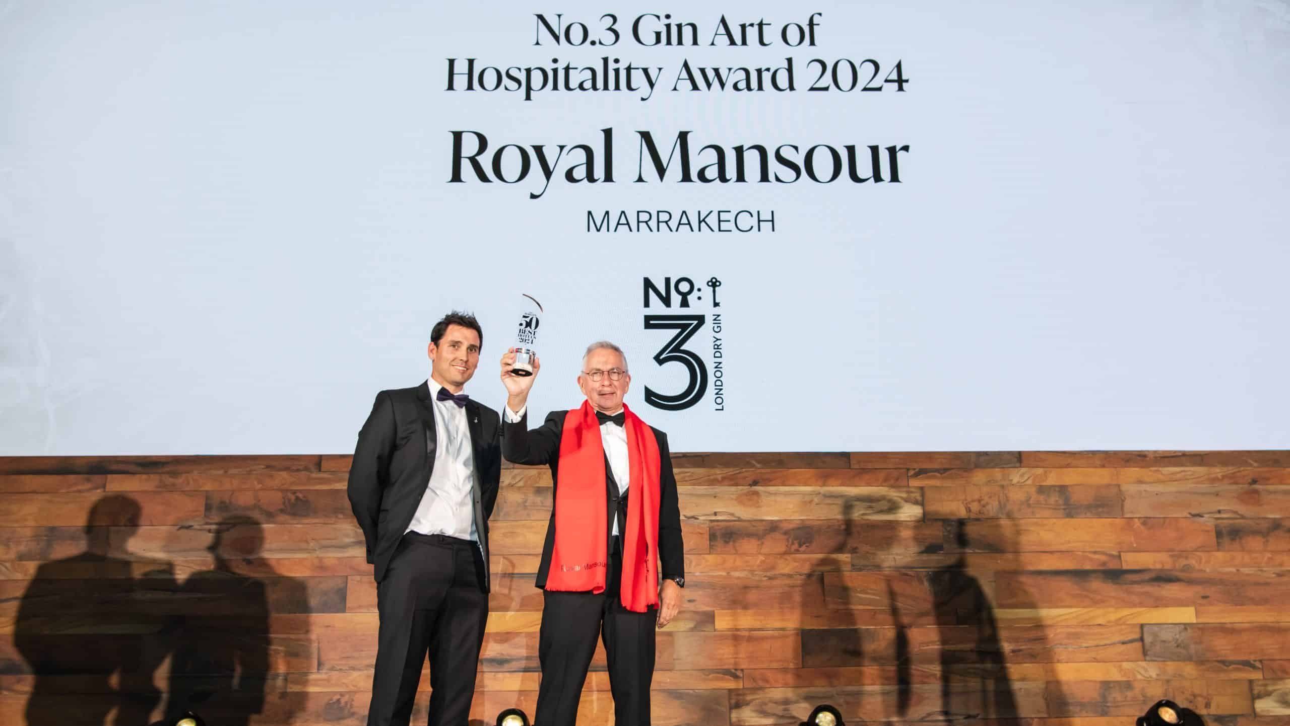 The World's 50 Best Hotels 2024 No.3 Gin Art of Hospitality Award - no3 gin hospitality