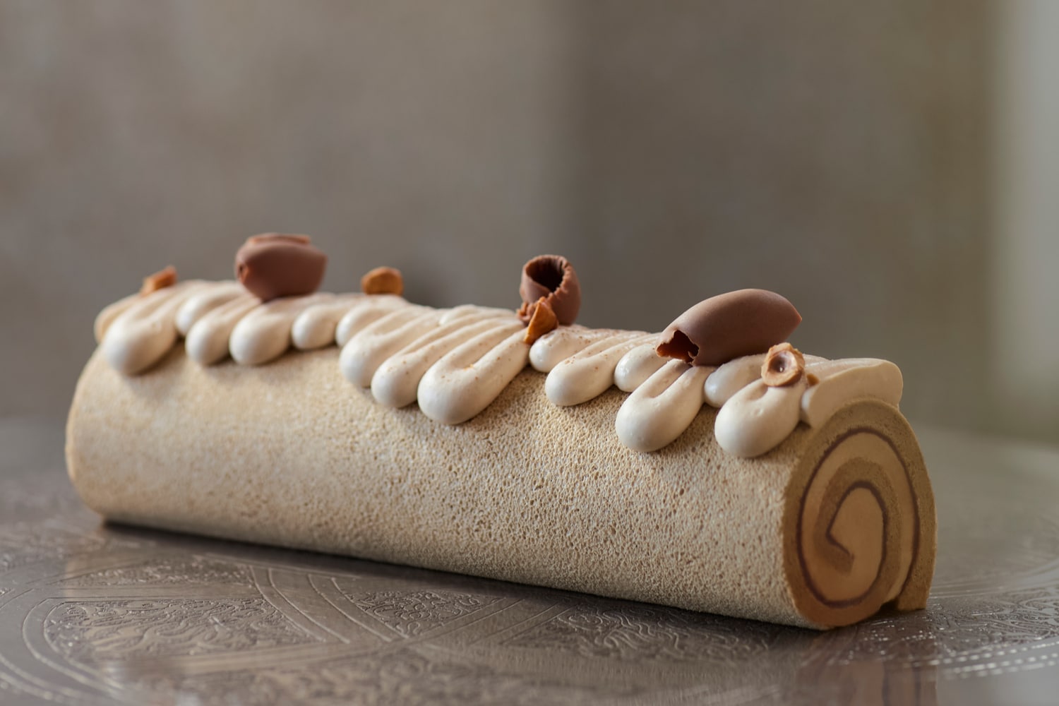 La bûche noisette Gianduja